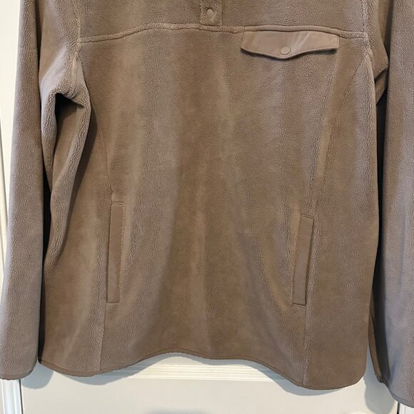 32° Heat Taupe Fleece Pullover Jacket L - Picture 6 of 7